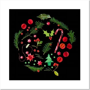 Christmas Symbols Posters and Art